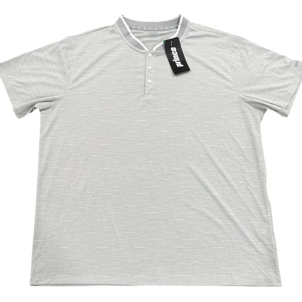 Prince‎ Slub Tapered Collar Polo Men's XXL